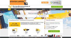Desktop Screenshot of europa-bouwmachines.nl